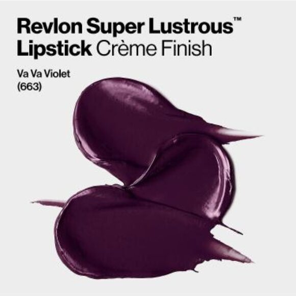 Revlon Super Lustrous Lipstick #663 Va Va Violet - Picture 3 of 4